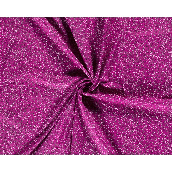 Floral Berries Cotton Poplin 149cm Wide 100% Cotton