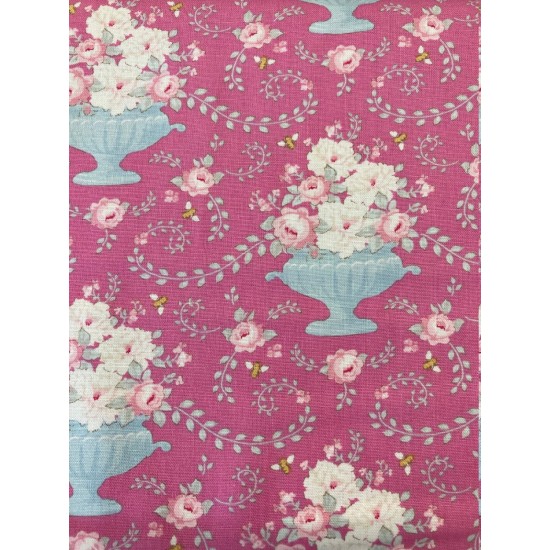 Flower Bees Rose 110cm Wide 100% Cotton