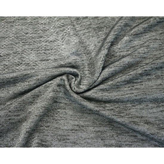 Foil Knit Jersey Criss Cross Pattern 95% Polyester 147cm Wide