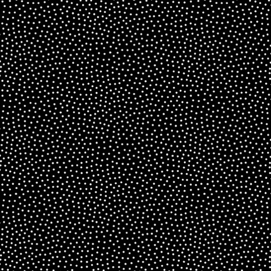 Freckle Spot Black 112cm Wide 100% Cotton