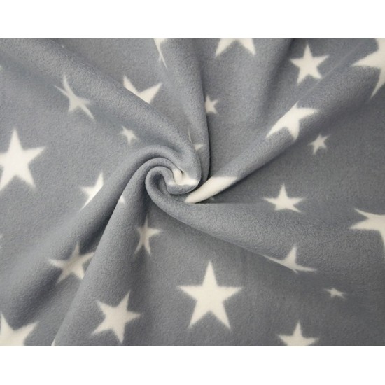 Grey Star Polar Fleece 100% Polyester 150cm Wide