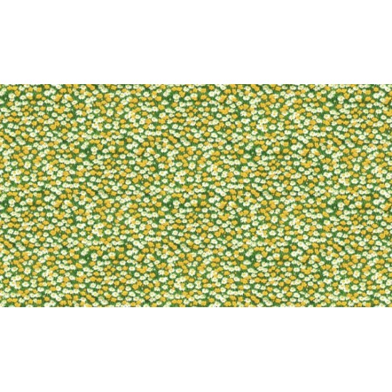 Village Life - Meadow Yellow 112cm Wide 100% Cotton