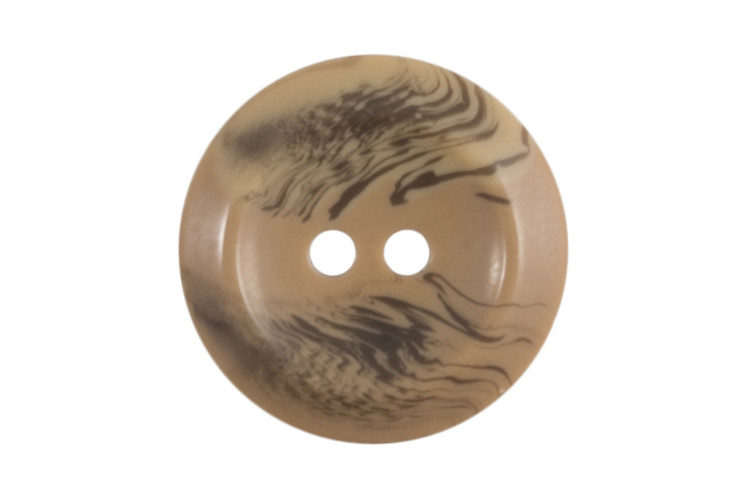 17mm Acrylic Wood Grain Effect Button 2 hole 