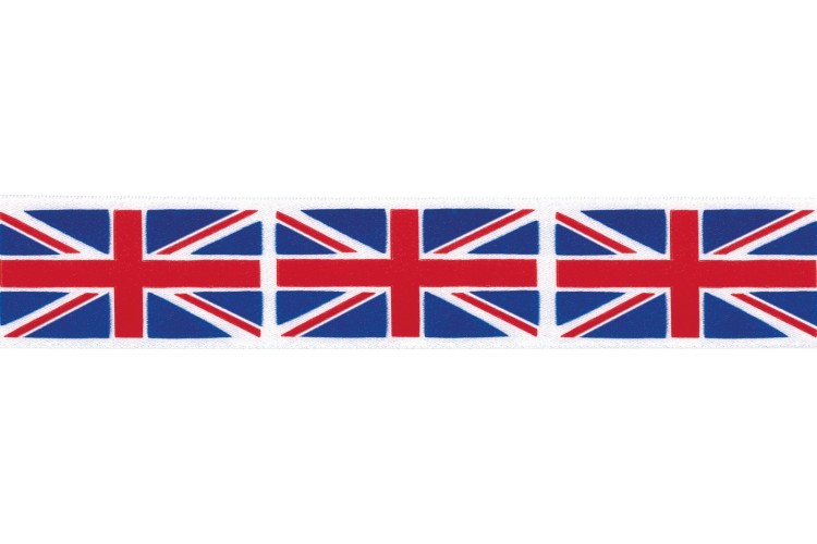 25mm Union Jack Ribbon