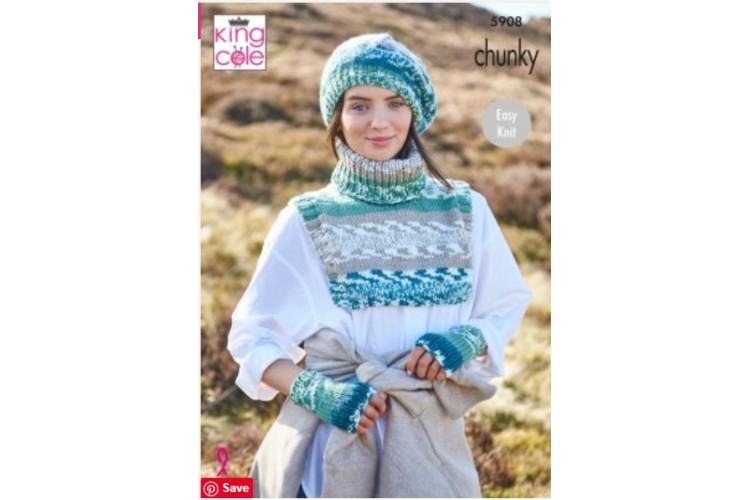 Accessories: Knitted in King Cole Nordic Chunky - 5908