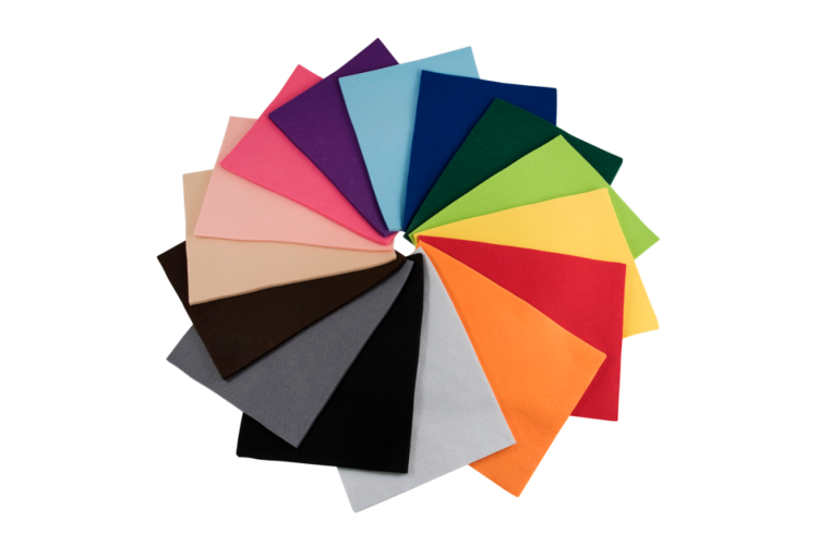 Acrylic Felt Piece 30 x 23cm - Select a Colour