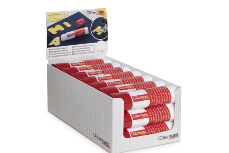 Adhesive: Textile Glue Stick 10g - Sold Indivdually