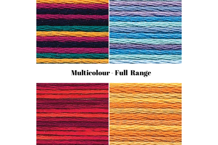 Anchor Stranded Cotton 8m - Multicolour Range 