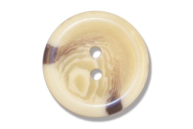  Aran 2-Hole Button, 23mm, Natural