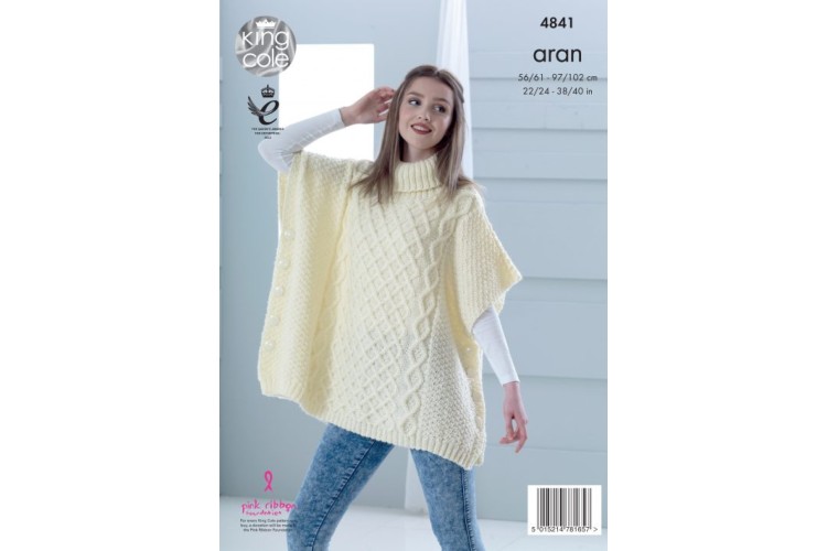 Aran Tabard knitted with Fashion Aran - 4841