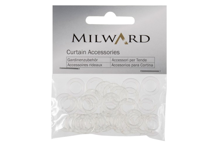 Austrian 13mm Clear Blind Rings - Pack of 30