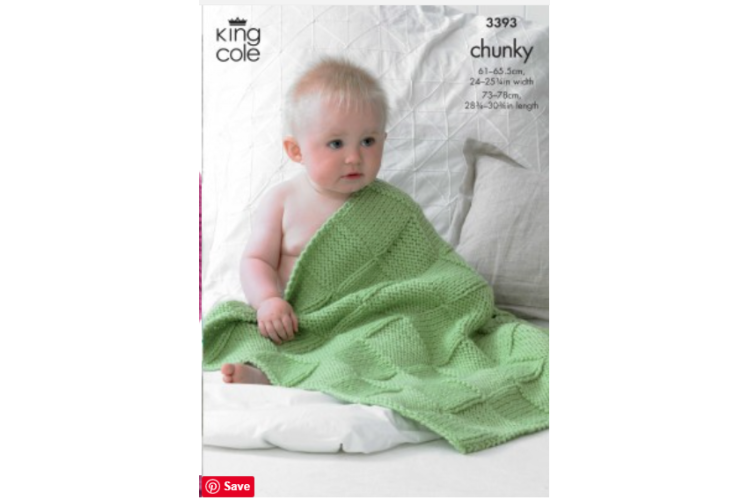 Babie’s Blankets Knitted in Comfort Chunky - 3393