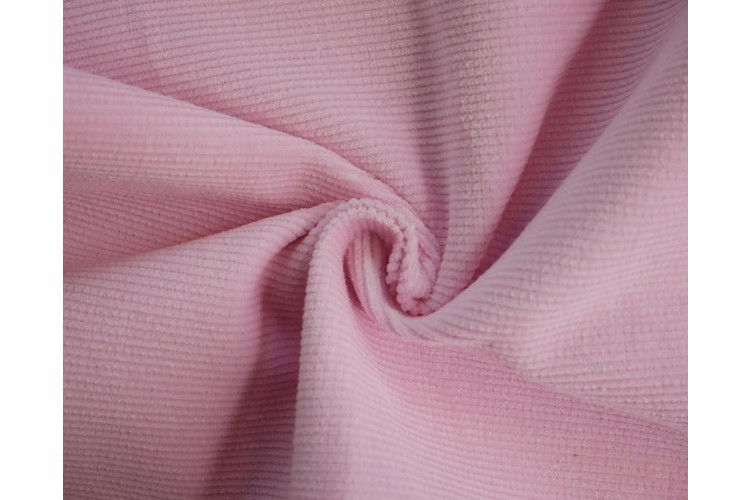 Baby Pink Needlecord 150cm Wide 100% Cotton