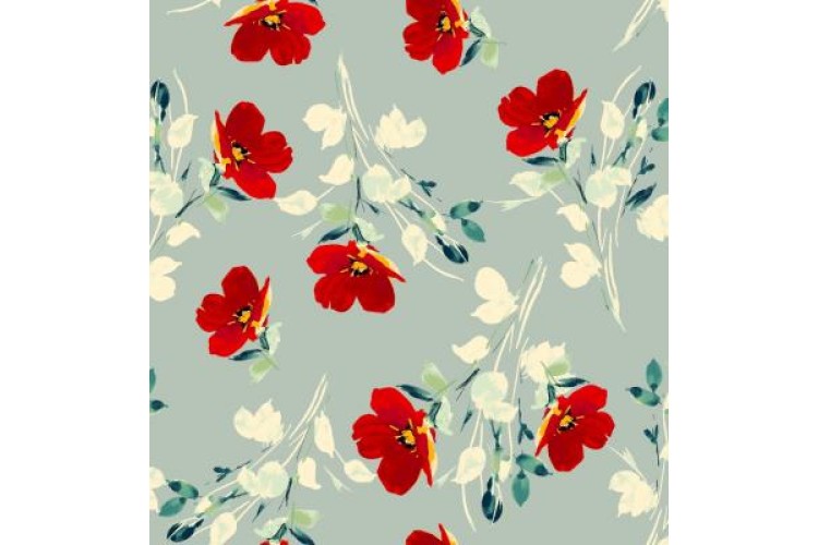 Barbi Stretch Crepe Poppy 92% Polyester 8% Elastane 150cm Wide