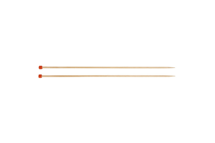 Basix Beech Knitting Pins: Single-Ended: 25cm x 3.50mm
