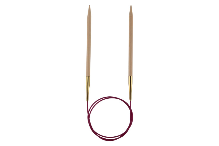 Basix Birch Knitting Pins Circular Fixed 60cm x 6.5 mm
