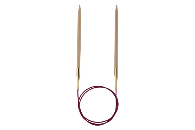 Basix Birch Knitting Pins Circular Fixed 80cm x 4.5mm