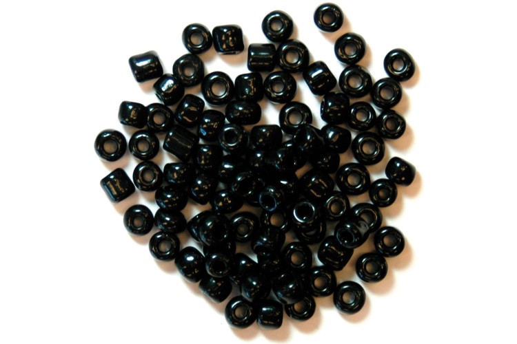 Beads Plastic Black 30g