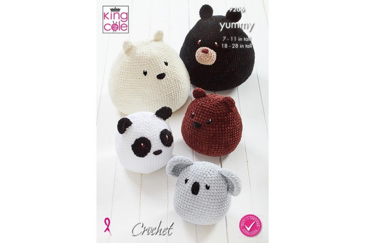 Bear Squishies Knitted in Yummy   9206