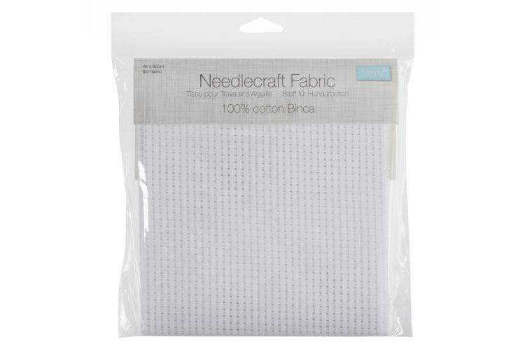 Binca 6 Count Pack Size 48 x 60cm White