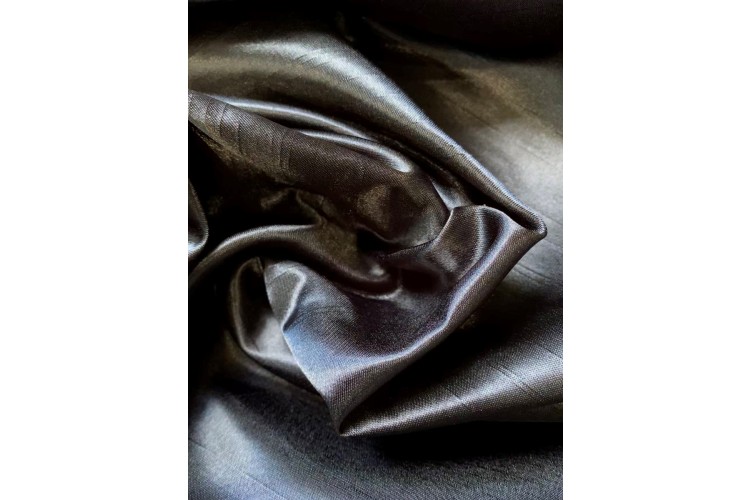 Black Taffeta 100% Polyester 115cm