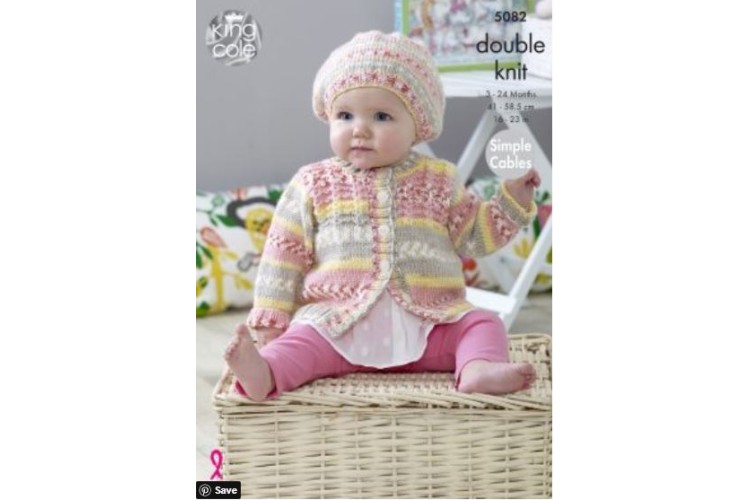 Blankets, Sweaters, Cardigans & Hats Knitted in Cherish & Cherished DK - 5082