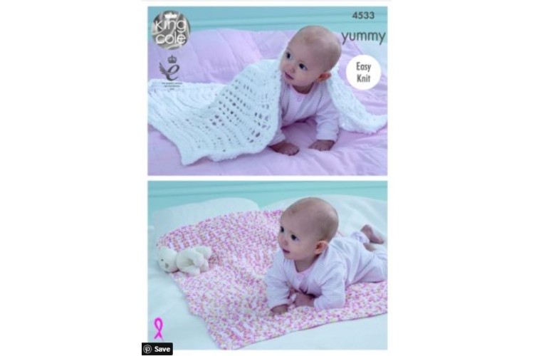 Blankets Knitted with Yummy - 4533