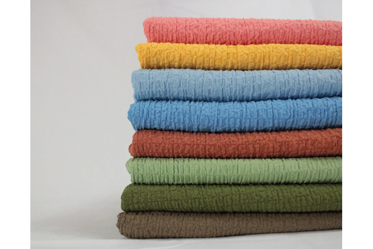 Bubble Viscose 53% Viscose, 45% Polyester, 2% Elastane 139cm - Select a Colour