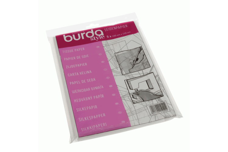 Burda Tracing Tissue Paper: 110 x 150cm (5 sheets)