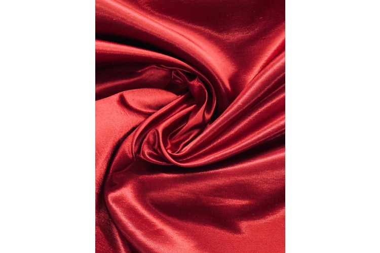 Burgundy 100% Polyester Satin 115cm Wide