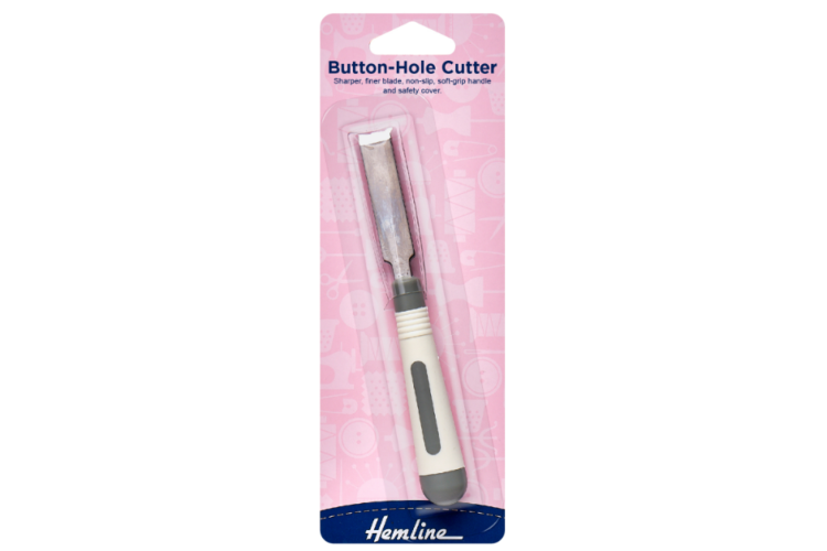 Button Hole Cutter: Soft Grip