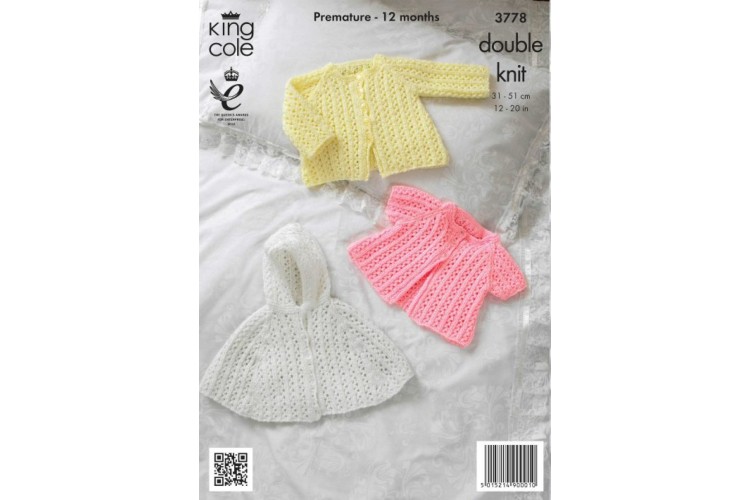 Cape and Jackets Knitted with Baby Glitz DK - 3778