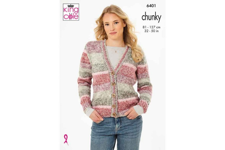 Cardigan and Slipover - Knitted in KC Hedgerow Chunky - 6401