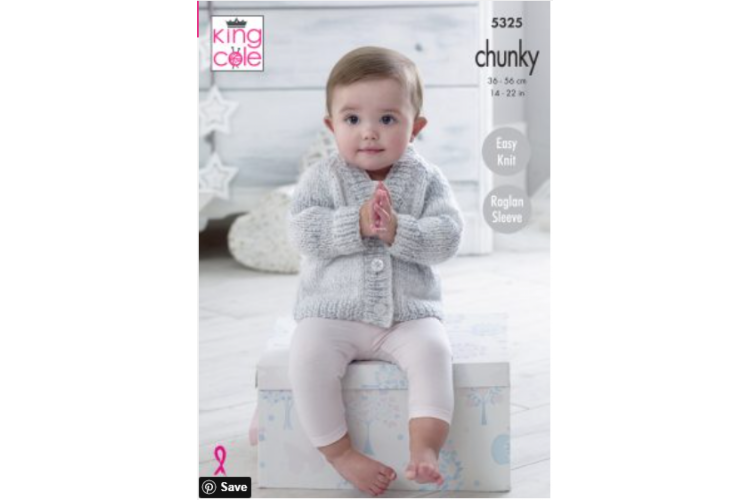 Cardigans & Sweater Knitted in Big Value Baby Soft Chunky - 5325