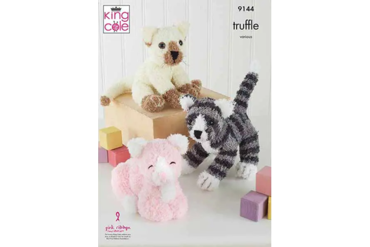 Cats Knitted in Truffle - 9144