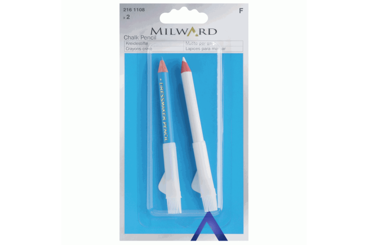 Chalk Pencil Dressmakers White and Blue 2 Pieces