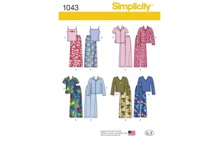 S1043 Child's, Girls' and Boys' Separates