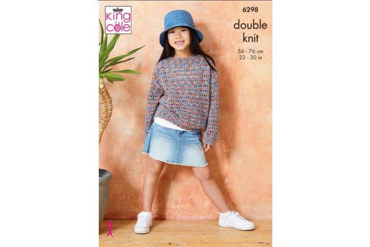 Child's Sweater in Cottonsoft Crystal DK - 6298