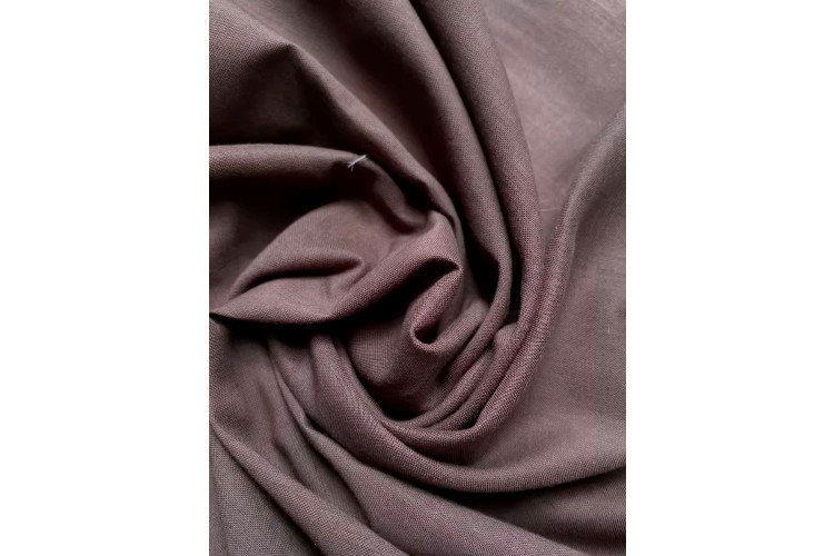 Chocolate 100% Cotton, Plain 