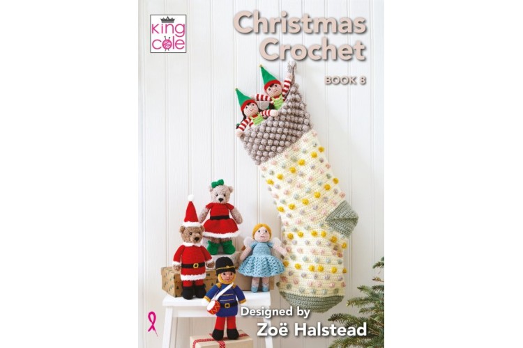 Christmas Crochet Book 8 of Crochet Patterns by King Cole