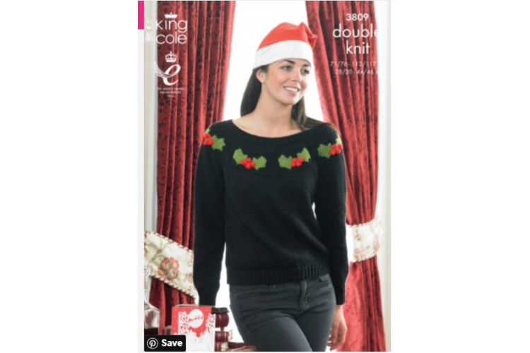 Christmas Sweaters Knitted with Big Value DK and Glitz DK - 3809