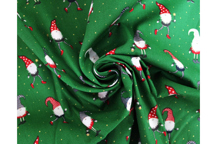Contemporary Gonks Christmas 100% Cotton 145cm