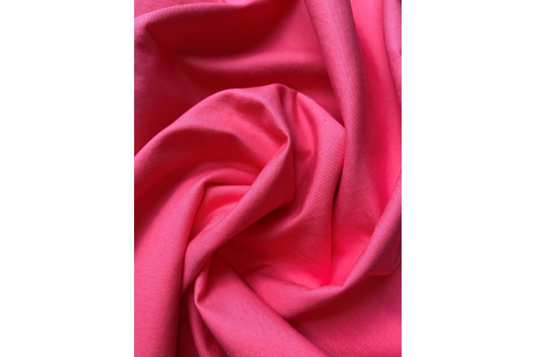 Coral, 100% Cotton, Plain 