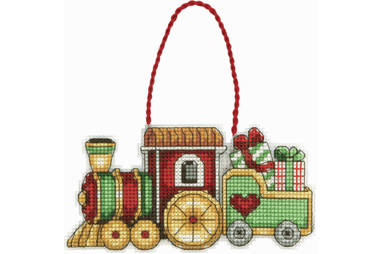 Counted Cross Stitch: Ornament: Train