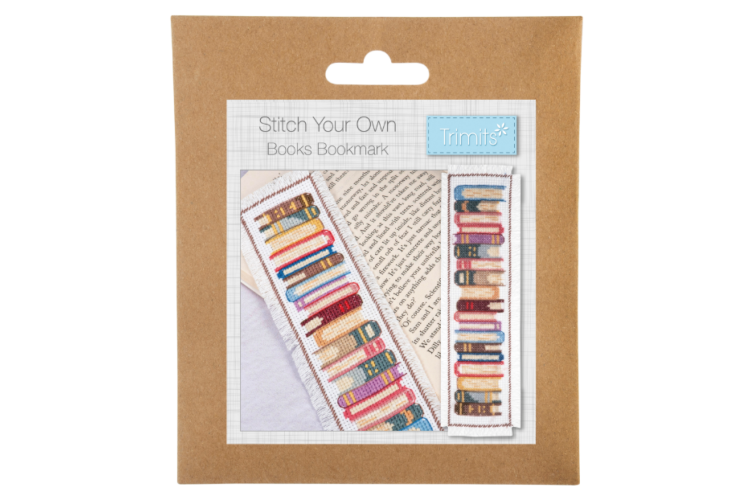 Counted Cross Stitch Kit - Bookmark - Books