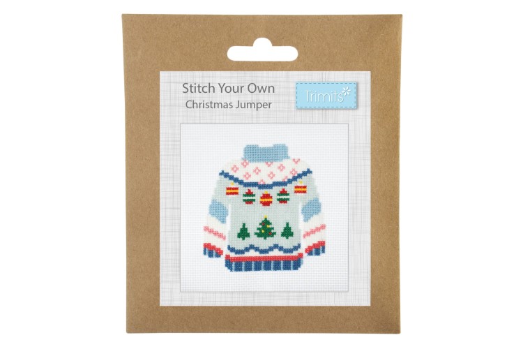 Counted Cross Stitch Kit Christmas Jumper