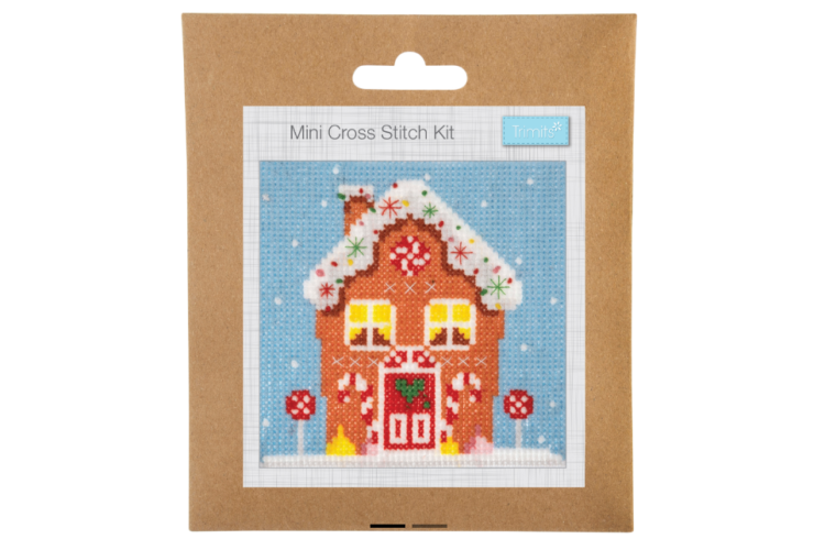 Counted Cross Stitch Kit Gingerbread House