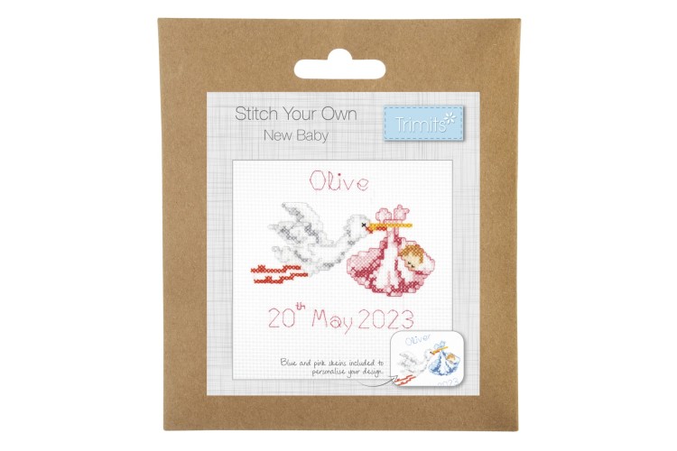 Counted Cross Stitch Kit New Baby