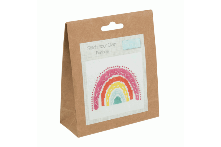 Counted Cross Stitch Kit Rainbow