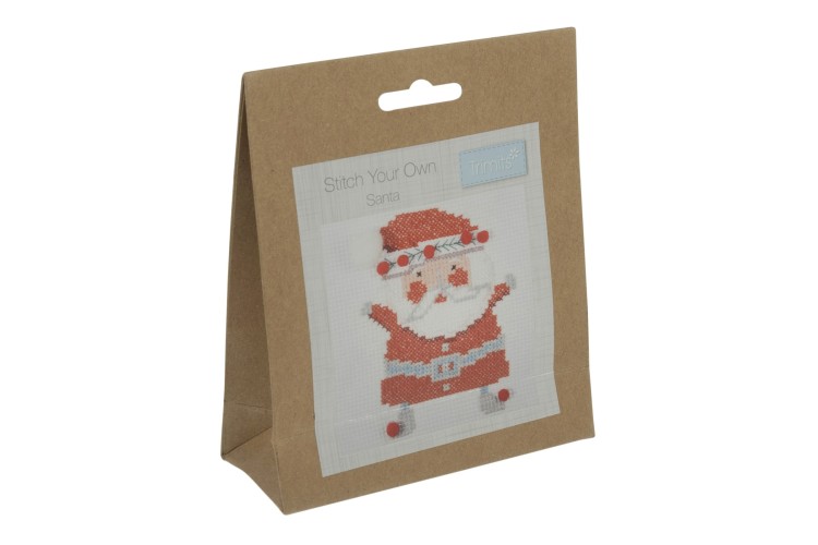 Counted Cross Stitch Kit Santa